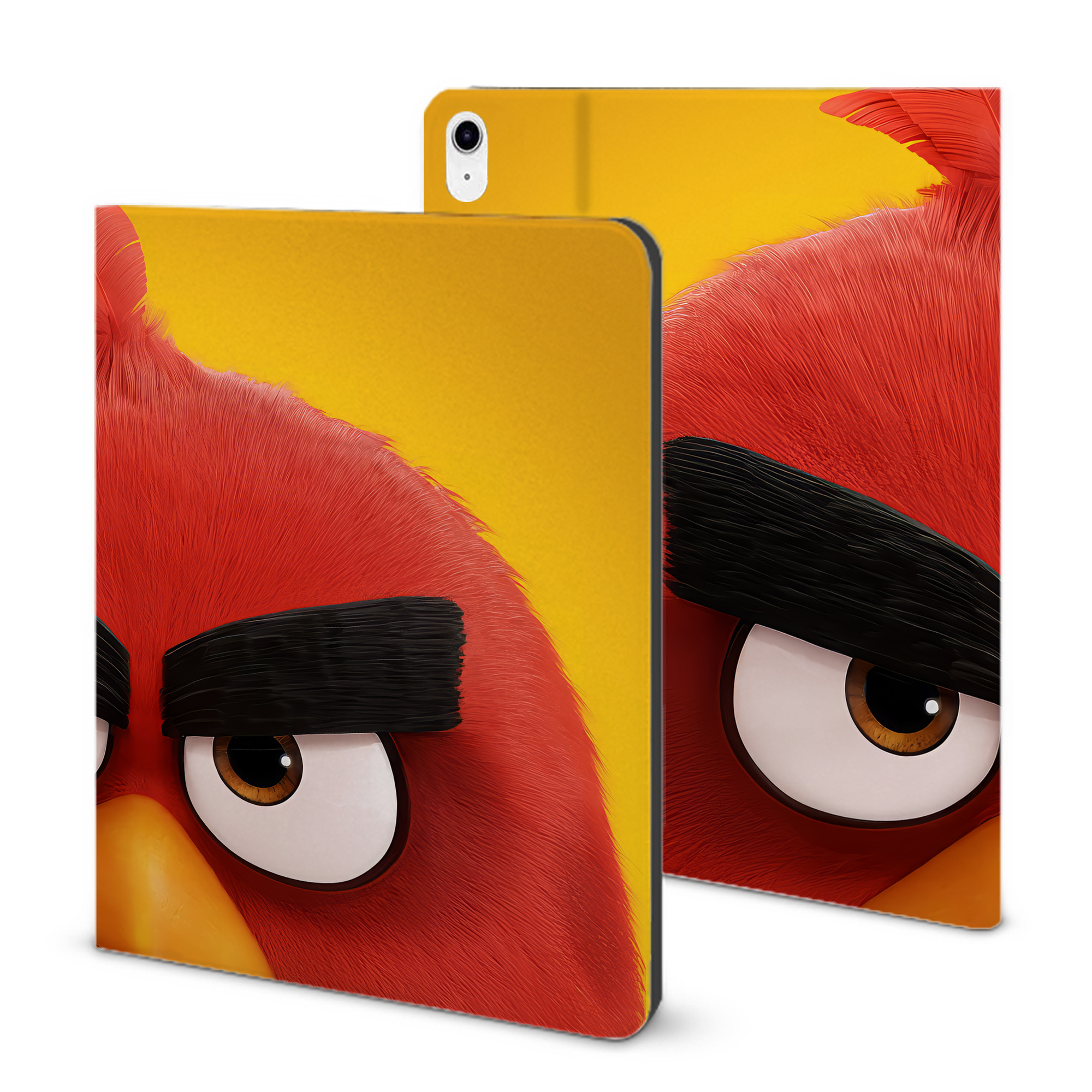 （画像用） Angry Birds アングリーバード IPad ケース ブック型 PUレザー TPU 耐衝撃 軽量 薄型 ペン収納なし 全面保護 IPad 各モデル対応